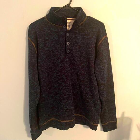 Weatherproof Vintage Men's Heather Blue Pullover Shirt Size Small - Picture 1 of 8